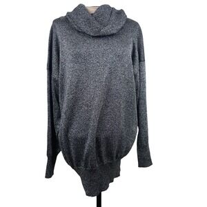 Sadimara Women's Metallic Sparkle Long Sleeve Holiday Party Sweater Top Size M